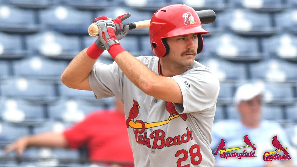 MiLB's tweet image. Stefan Trosclair is making his mark on the Texas League. The #STLCards prospect was perfect at the plate for @Sgf_Cardinals in his first career five-hit game. 
atmlb.com/2xDdpIh