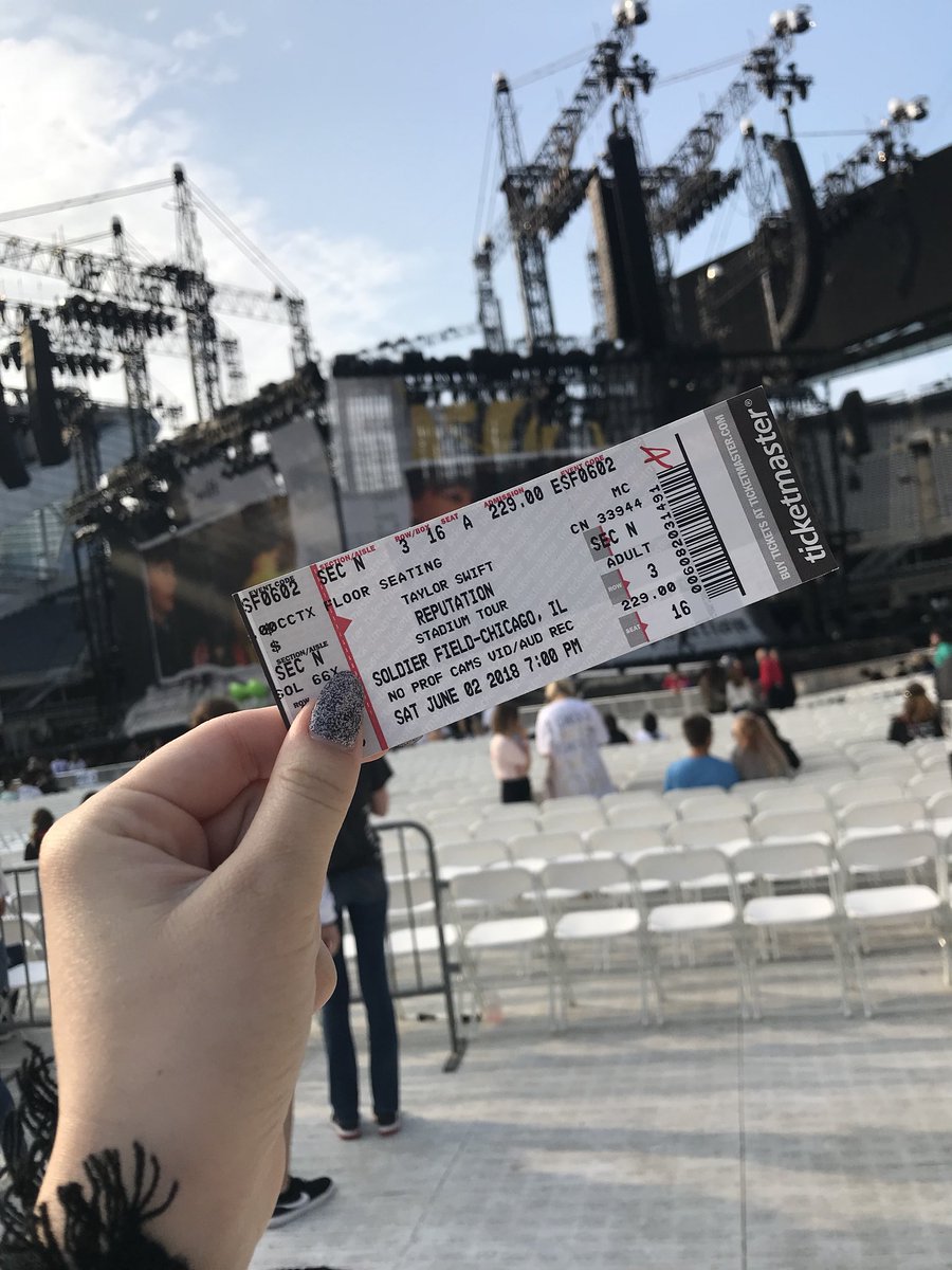ceciliasrose's tweet photo. Not to be dramatic but night two was the best thing to ever happen to me. See ya in Columbus, @taylorswift13!
#ReputationTourChicago https://t.co/GtLrDndTc4