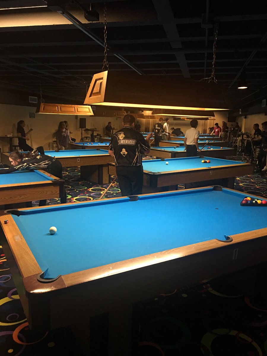 UNCP_hawksnest's tweet photo. Another great Collegiate National 9-ball tournament by ACUI! The Hawks Nest Billiards Team played hard but came up a little short - we’ll see you again next year! Special thanks to our host @LifeAtPurdue 🎱 #GoBraves #UNCP @calebbb__6 @ https://t.co/SBSEkg7kYa