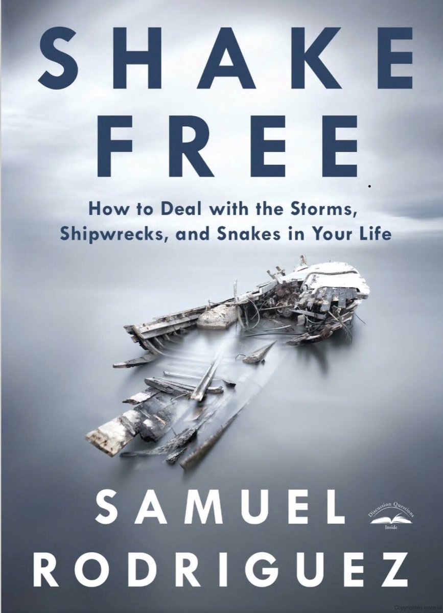 TraceyMitchell1's tweet photo. @rev_rodriguez released his new book this week, #ShakeFree ‘How to deal with storms, shipwrecks and snakes in your life’ https://t.co/nVzj5zemoo
