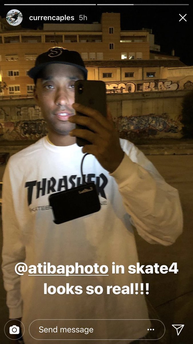X7Albert's tweet image. Could this Pro skater know something about Atiba and Skate 4? Or is he just trolling 🤔