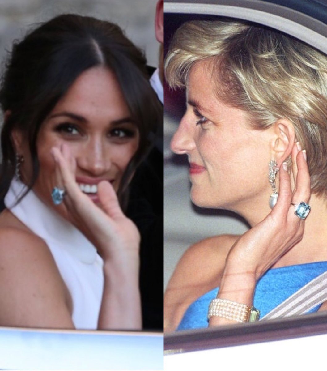 QueenDiana__'s tweet photo. انا ما اشوف حظ ميغان انها تزوجت هاري اشوف حظها في انها لبست خاتم ديانا https://t.co/EawADACIJE