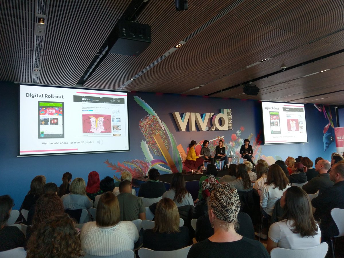 truecrimeisland's tweet photo. At vivid Sydney podcast talk #abchitpodcast https://t.co/gZEwDa5mtp