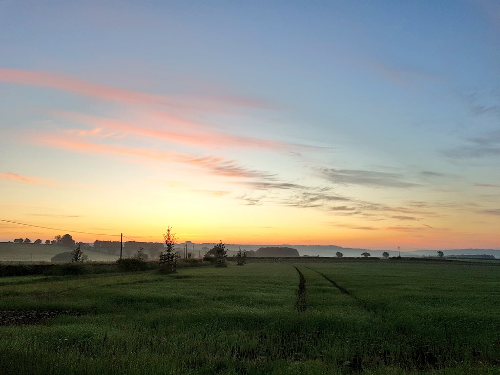 Working nights isn't all bad, you do get to see some stunning sunrises