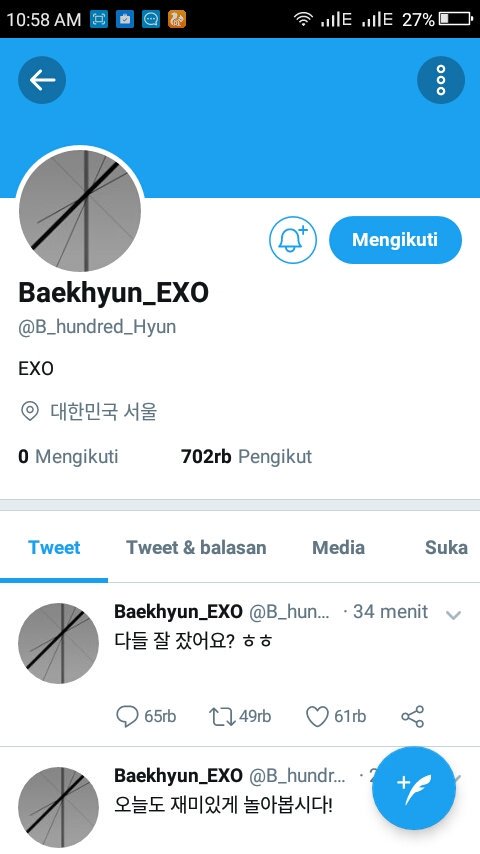 cypark988's tweet photo. Nih baek udah buat kpan yg laen nyusul yahk. @B_hundred_Hyun 

#WelcomeToTwitterBaekhyun 
#dafBAMA2018EXO  @weareoneEXO https://t.co/nsBD5BZmBE