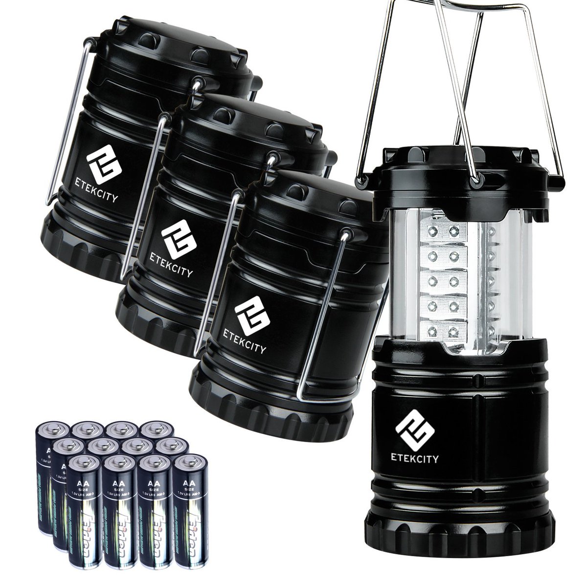 GR8ProWorkshop's tweet photo. 67% OFF #sales #discount #save #campig #lantern @amazon Etekcity 4 Pack Portable LED Camping Lantern with 12 AA Batteries - Survival Kit for Emergency, Hurricane, Power Outage (Black, Collapsible) (CL10) https://t.co/fv4hDzbeWR https://t.co/syCRcT6Djj