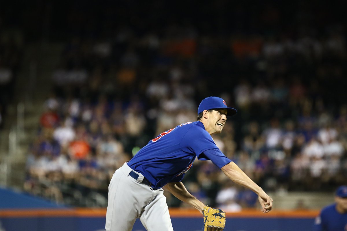 Cubs's tweet photo. 5 IP, 2 H, 0 R, 2 BB, 7 K.

Respect. https://t.co/sM6AiXaZqy