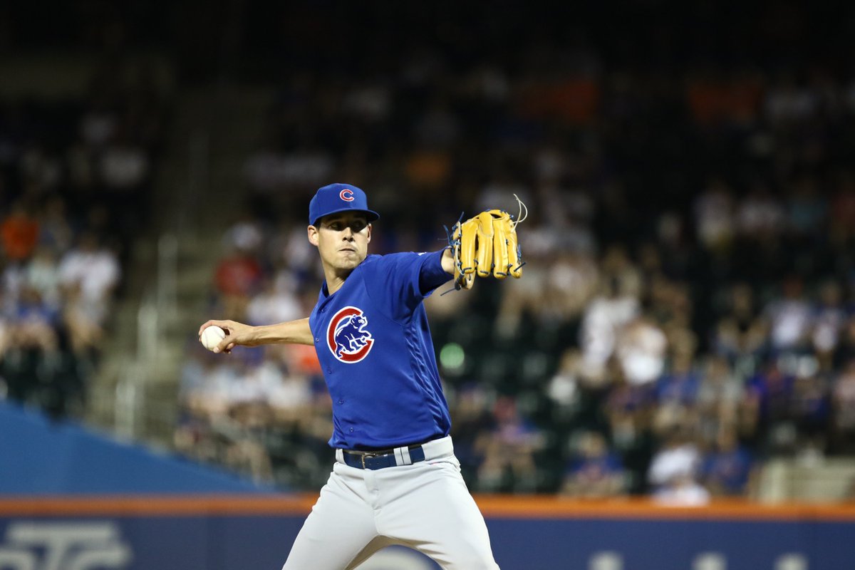 Cubs's tweet photo. 5 IP, 2 H, 0 R, 2 BB, 7 K.

Respect. https://t.co/sM6AiXaZqy