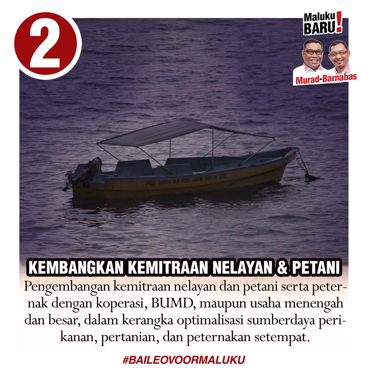 Sendy01607279's tweet photo. Jangan lupa katong nelayan dan petani Coblos No.2

#WujudkanPerubahan #RangkulPerbedaan #BaileoBangunMaluku 
@FalenzGolgota
@erick_atin
@putriviona
@WanTerVanaTh (pendukung hebat) https://t.co/0eAV46JknC
