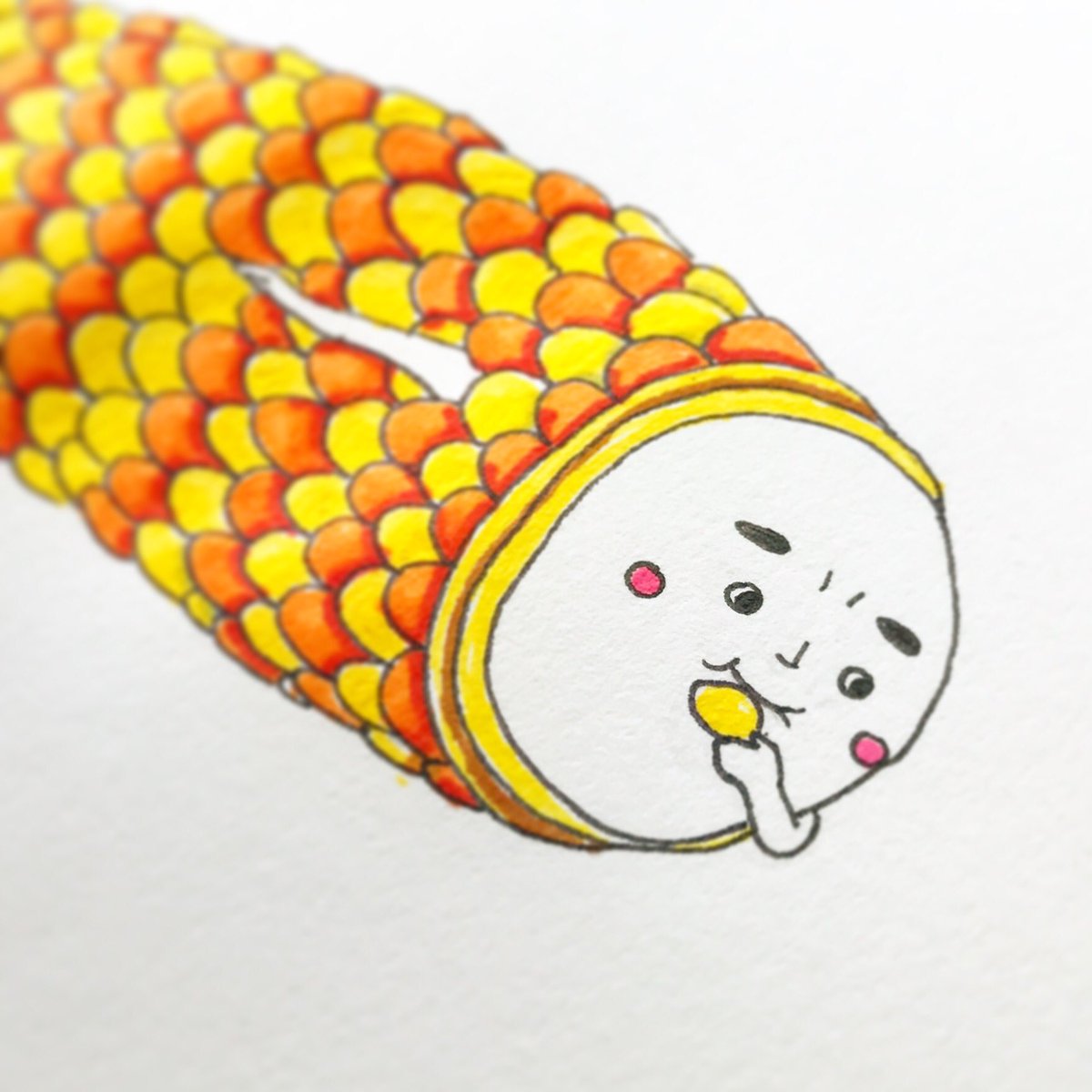 pollectionHK's tweet photo. The weather is ver hot.
i draw a fish which is eating a chips, hope we can swim like it freely. #pollection #illustration #sketch #drawing #art #creative #comic #graphic #design #hongkong #painting #daily #doodle https://t.co/h0g6zzFFt3