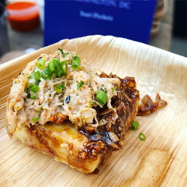 sharibayer's tweet photo. Inari Pocket #hitsthespot! Spicy crab salad with tofu by @erikbruneryang @atlfoodandwine. #afwf18 #beattheheat #spicycrab #tofu #knowthesouth #atlanta #studiono7 #tastingevent #foodandwinefestival https://t.co/a5ddevzGGD https://t.co/KVAAVaA1cS