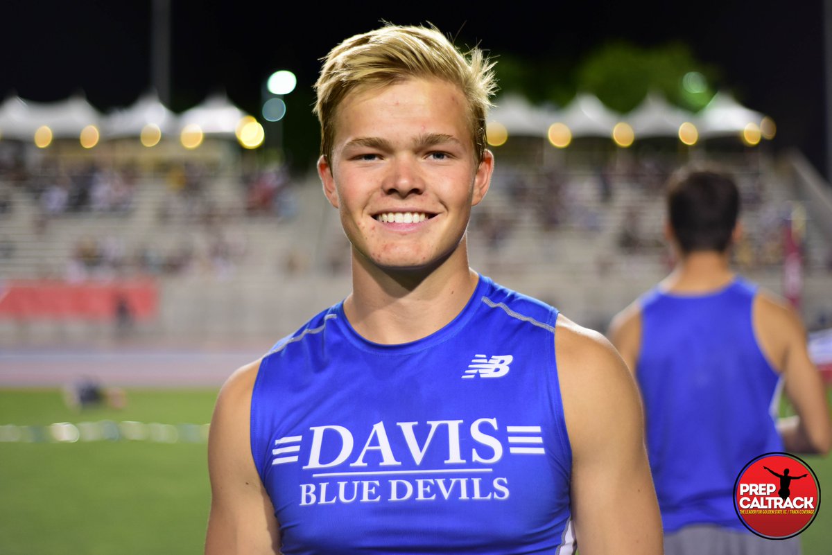 PrepCalTrack's tweet photo. @sondre_pv of @DavisSrHighXCTF during and after his state meet record 17-10 in the pole vault @CIFState Finals! Still pic by @dylanstw__ Action pic by @mrpotatojimmy https://t.co/p22hPQ056i