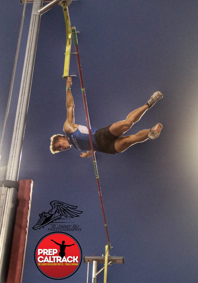 PrepCalTrack's tweet photo. @sondre_pv of @DavisSrHighXCTF during and after his state meet record 17-10 in the pole vault @CIFState Finals! Still pic by @dylanstw__ Action pic by @mrpotatojimmy https://t.co/p22hPQ056i