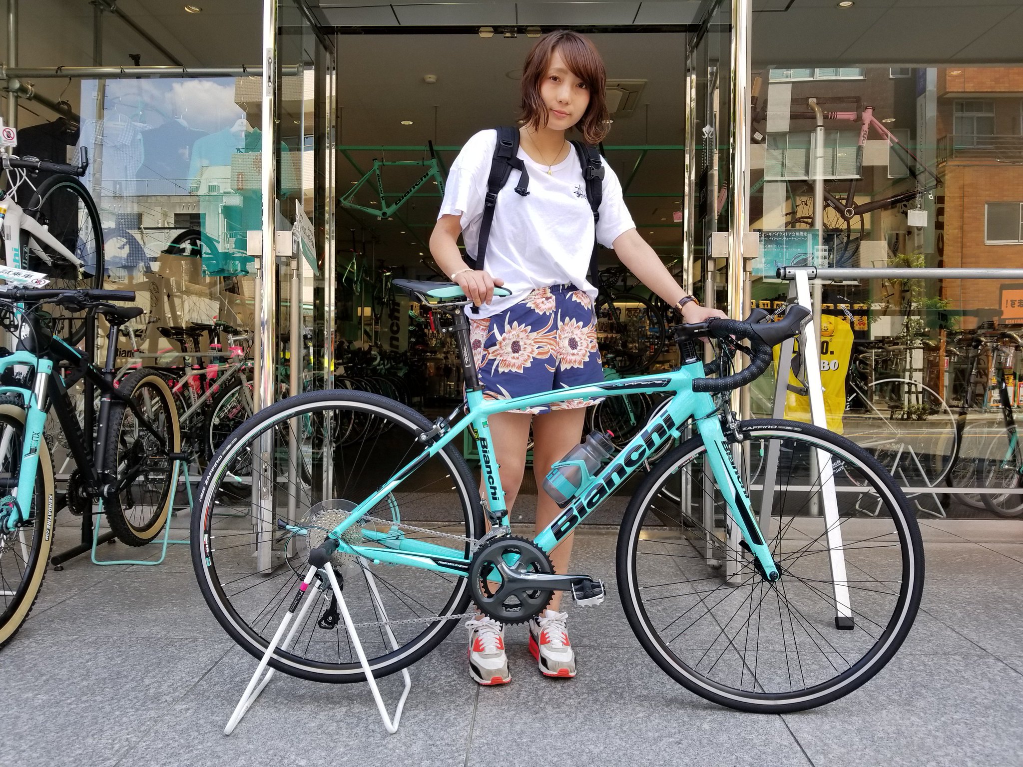 bianchi 自転車 女性