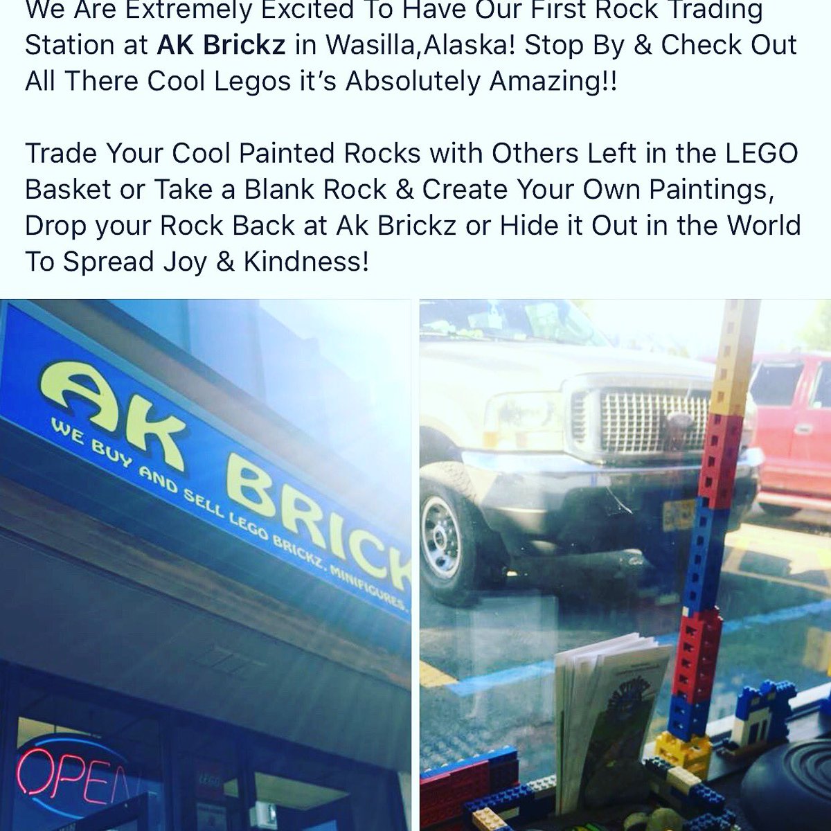 R_T_W_P's tweet photo. Super Excited For Our 1st Rock Trading Station in Wasilla, #Alaska https://t.co/T7QCjcTOlM