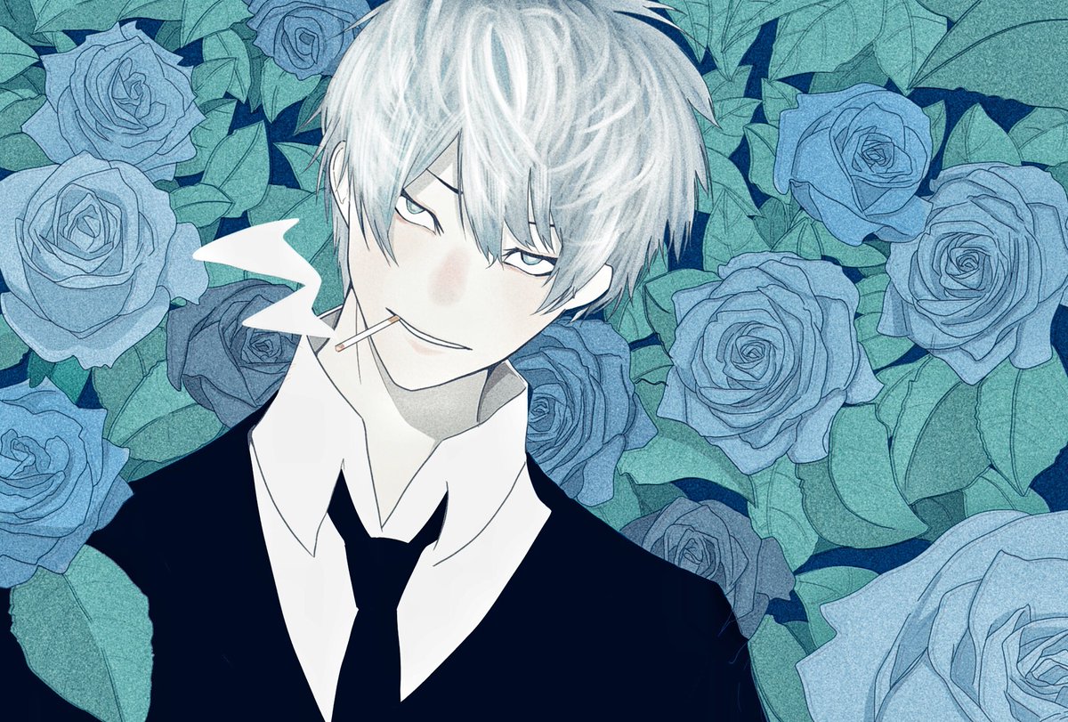 fu8940's tweet photo. #初夏の創作クラスタフォロー祭り
#絵描きさんとつながりたい 

花とタバコと男の子を描きます。 https://t.co/Qjz3BDVGvh