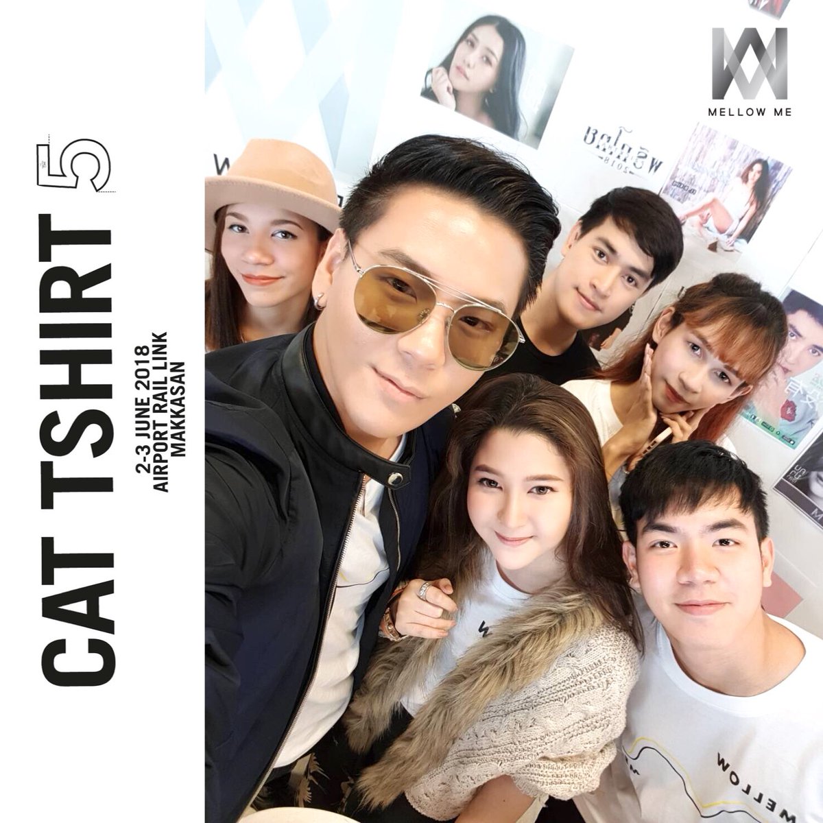 mellowmemusic's tweet photo. พร้อมแล้ว!! วันนี้อย่าลืมแวะมาหาพวกเราศิลปินค่าย #mellowme ด้วยนะคะ มีเสื้อขายพร้อมแจกโปรเตอร์กับลายเซ็นต์ด้วย! เจอกันที่บูท B49 MELLOW ME ที่งาน Cat T-shirt #cattshirt https://t.co/VqTnzCUfuz