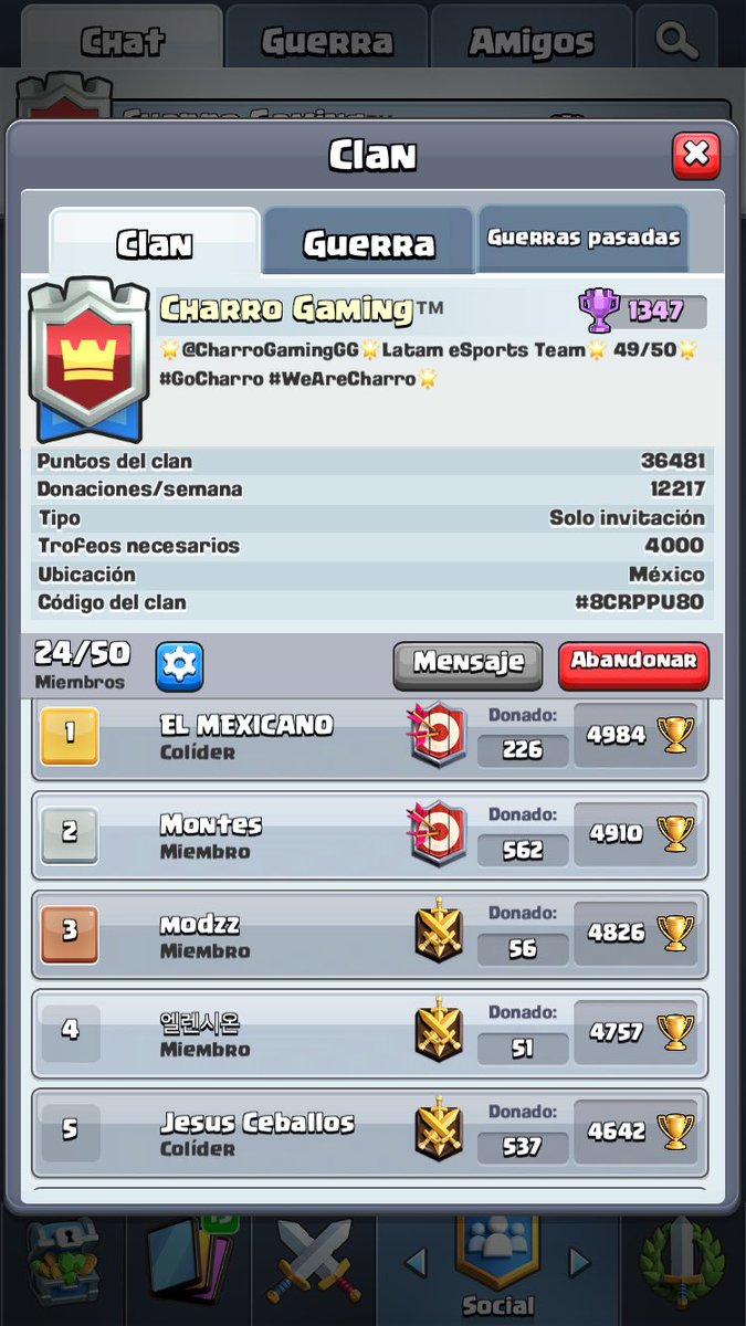 CharroGamingGG's tweet photo. Volvemos... Queremos regresar más fuertes 💪🏻. Te invitamos a que formes parte de la Familia y nos ayudes a levantar el Team🔝.
Se renovará el Team competitivo, para el que le interese MD🔥.
Buenas Vibrassss🔝🔝.
#GoCharro
#WeAreCharro https://t.co/6cAOn8STt9
