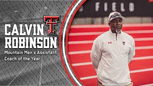 RedBlackfTTech's tweet photo. #TexasTech #TrackField 🏃♂️🏃♀️Calvin Robinson named U.S. Track & Field and Cross Country Coaches Association (#USTFCCCA) Mountain Region Men's Assistant Coach of the Year! #Awesome award for Robinson and the #TTU program! #WreckEm #GunsUp #RedRaiders #TexasTechTF https://t.co/84q6iswmno