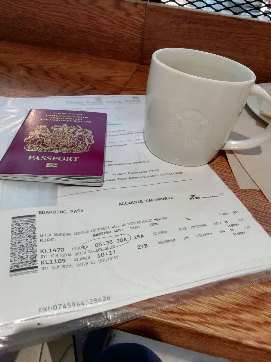 SarahMcCardie's tweet photo. That's me away then! #HELLOSWEDEN @Profilteatern @mz5159 @dogstartheatre #letsinherittheearth Really looking forward to this adventure!! 🍀❤️👍 https://t.co/dtex1fLekC