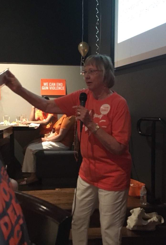 jsmith_ofa's tweet photo. Thanks MOM for a great #WearOrange  event and your on going commitment to #GunSense . Thanks to the ORA Vols who came out in solidarity for a safer community @ofa_nm  @CherylHaase https://t.co/IKCSoHHv8l