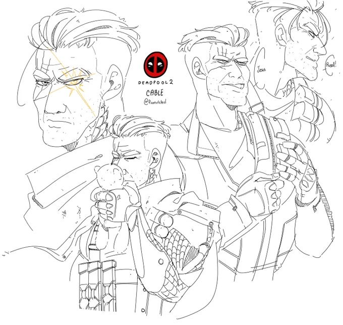 some cable love after a second showing of #Deadpool2 