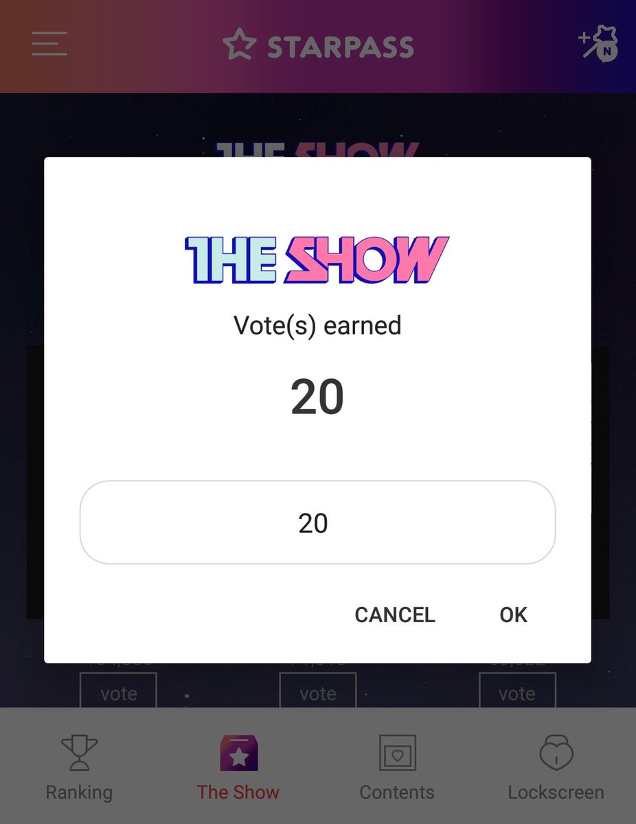 friedjinki's tweet photo. 1 picture/1 video = 20 points
You can post 5 pictures and 5 videos a day

200 points per day
10 points = 1 vote

20 votes a day!!!!!
Let's vote for SHINee's GOODEVENING!!!

(the app is STARPASS. The SHOW) https://t.co/pc0A27lvVe