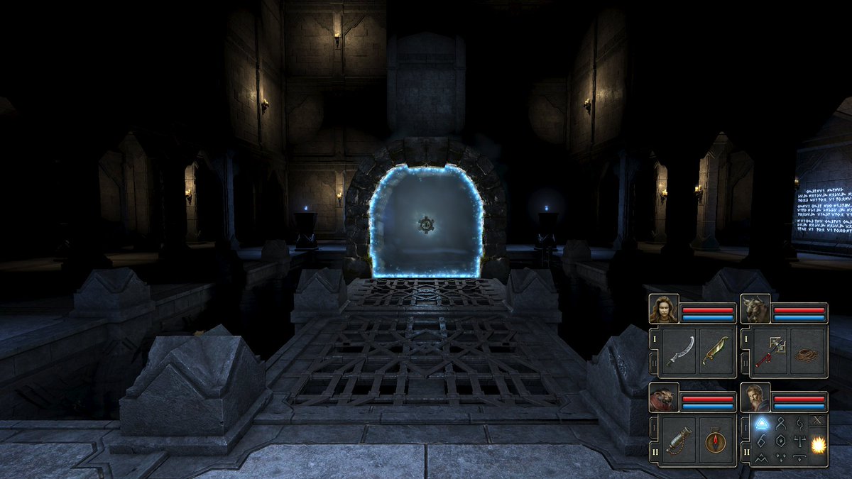 Ben Chandler I Hit A Bit Of A Sticking Point With The Last Closed Door In The Cemetery In Legend Of Grimrock 2 So I Ve Made My Way To Castle