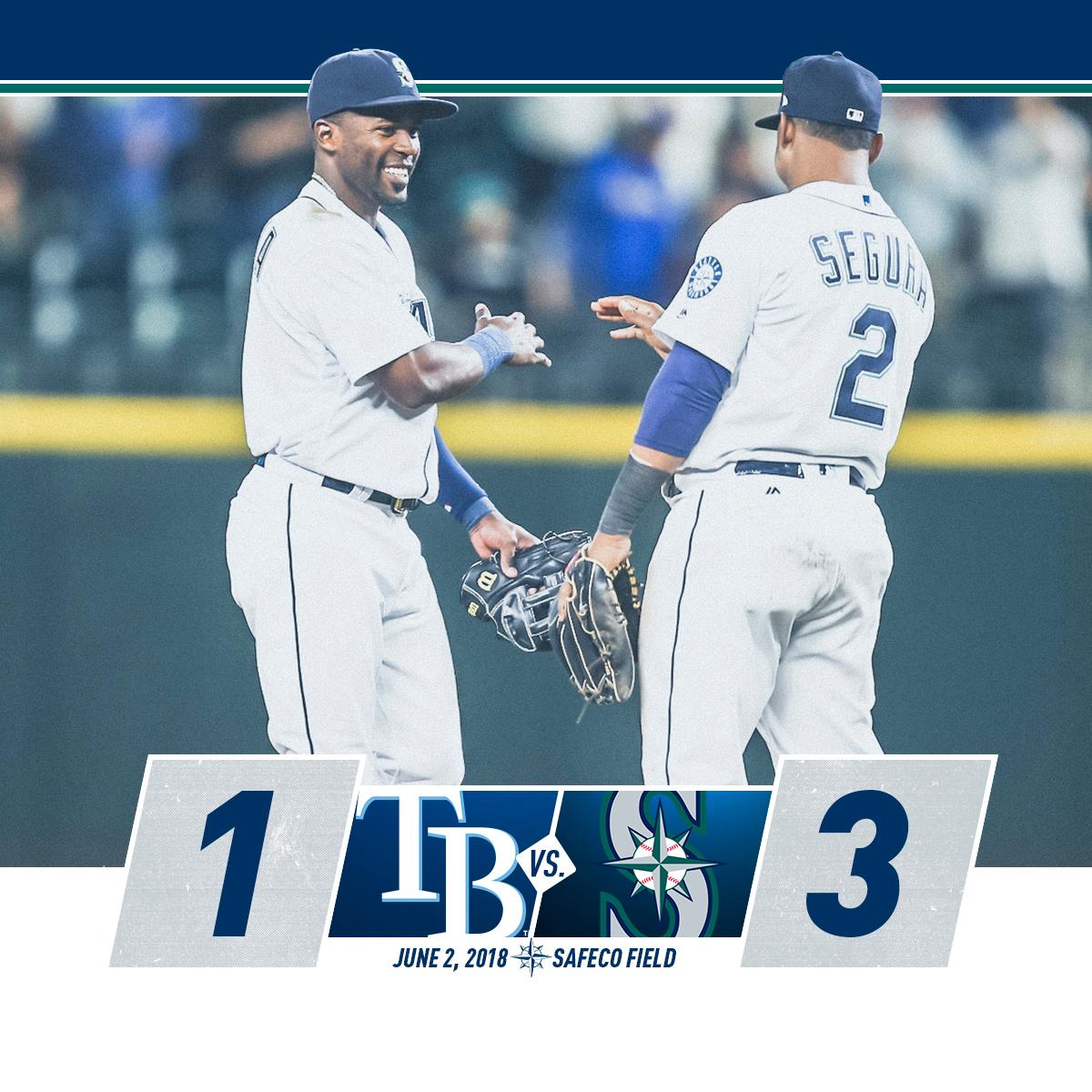 Mariners's tweet photo. Marco spins another gem—and earns #MarinersPOG—as the Mariners tie things up atop the West.

RECAP: https://t.co/FvGmuUniZ9 https://t.co/yr9IkrOBwb