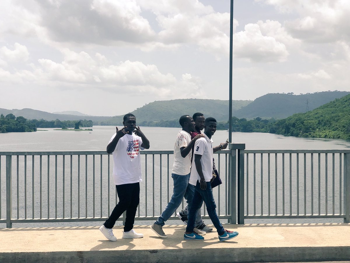 JonatTours's tweet photo. #ExploreVolta 
Our guests walking on the #AdomeBridge situated on the #VoltaRiver at  #Atimpoku in the #EasternRegion.(Yesterday) https://t.co/f4zwKmQcBb