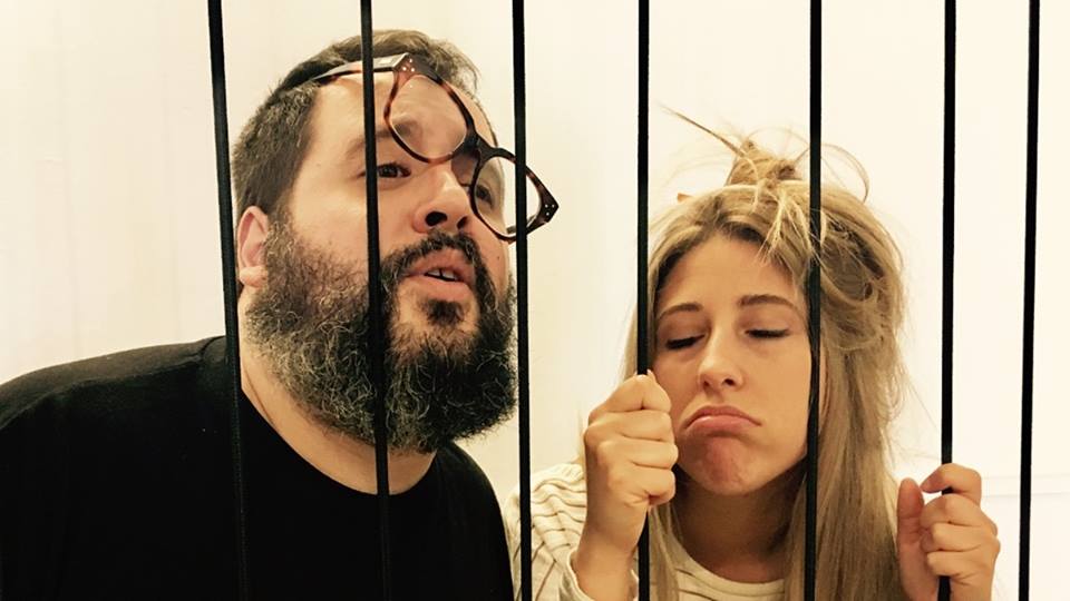 flandecocolab's tweet photo. #dilluns de presó #FlandeCocoLab sense fiança per l'@An_DeLasHeras i en @marcnoepicazo.
i amb aquesta alegria que accepten la condemna.
https://t.co/O4Ar79O5cw https://t.co/fZPV29Aimk