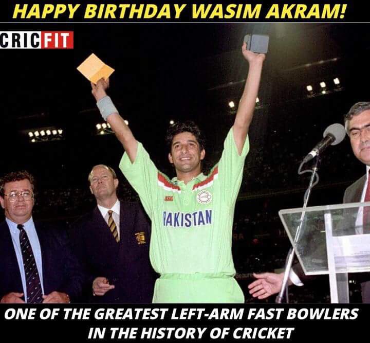 Happy Birthday Wasim Akram! 