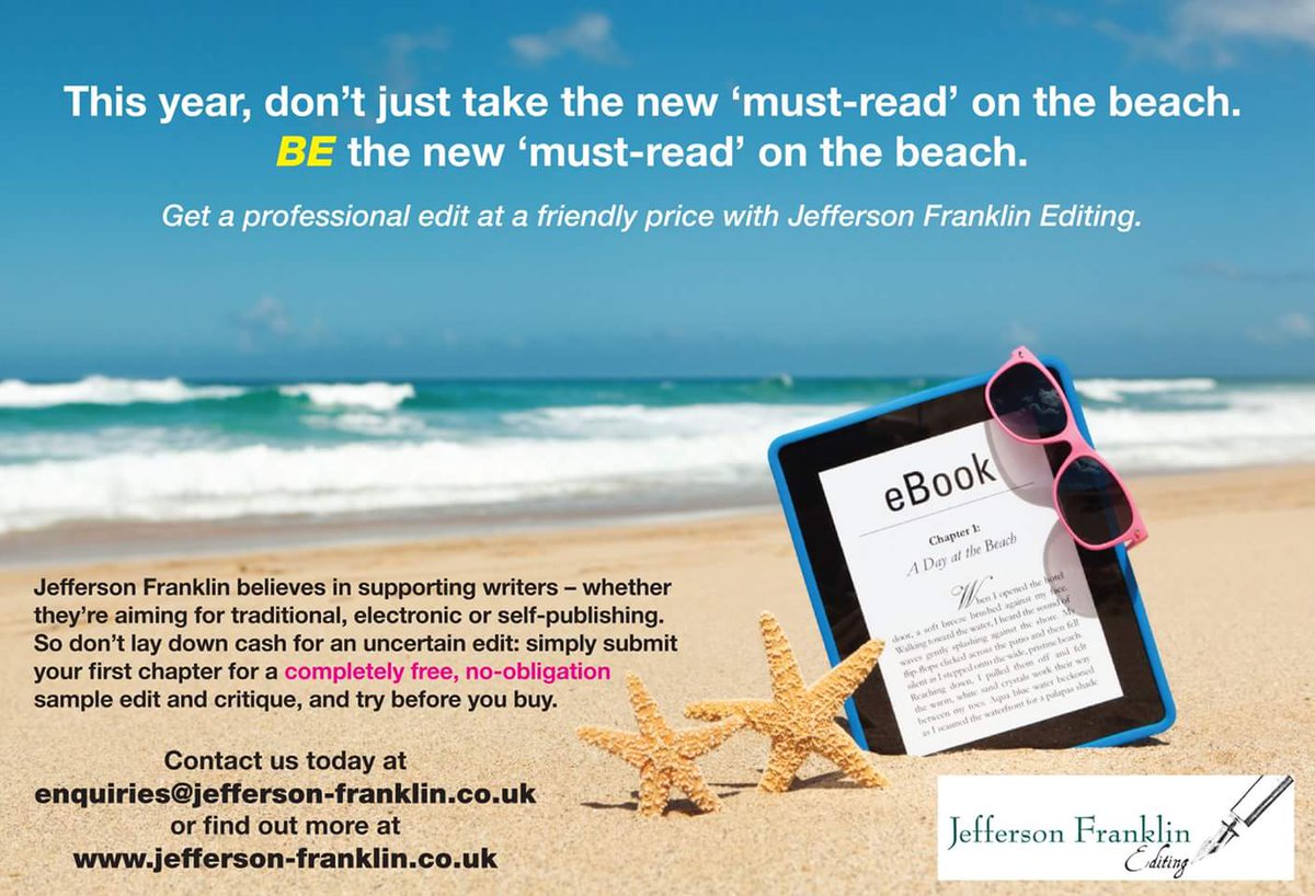 JFEditing's tweet image. #amwriting #PathwaysToProgress #freesamplechapter email enquiries@jefferson-franklin.co.uk Send us your chapter in word .doc (or .docx) @JFEditing An independent editing house to encourage writers to #keepwriting let us set the standard on what to expect for a professional edit.