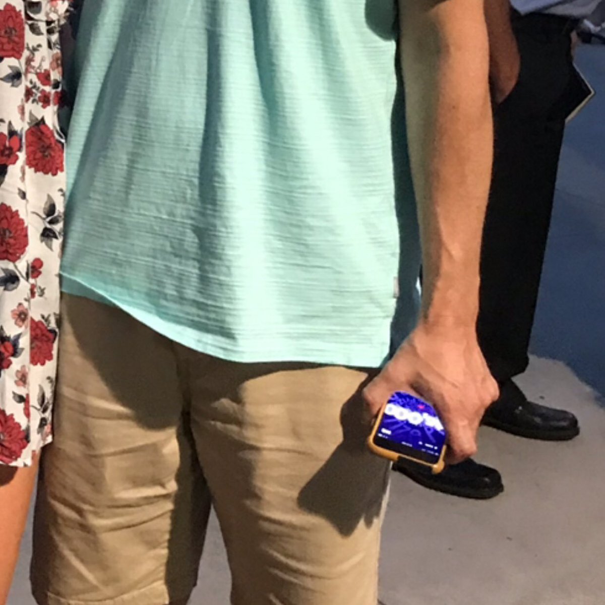 wyattjcroy's tweet photo. My little sisters graduating but my dad’s just trying to win his $5,000 from @hqtrivia https://t.co/YM5YMwE77H