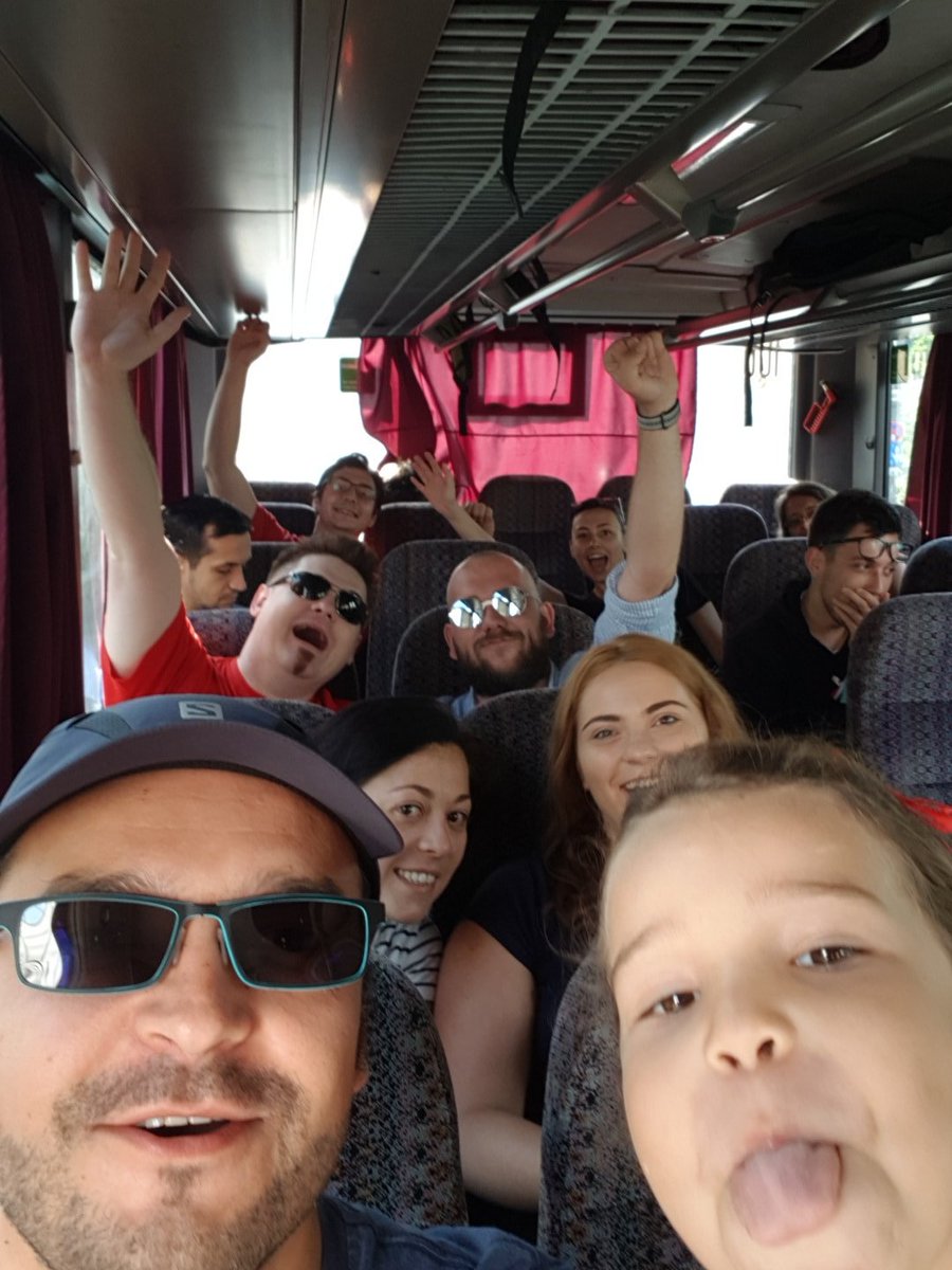 vladisac's tweet photo. whop whoop #hackTM roadtrip 2 Mokrin House https://t.co/gJ3VlPt8Jw