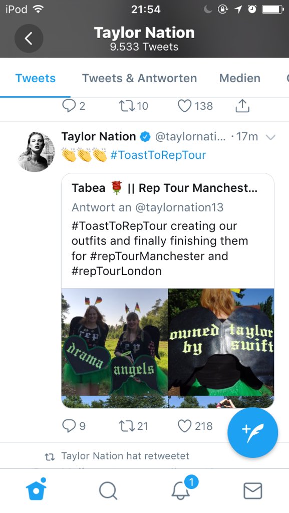 fearlessjane28's tweet photo. Morning reminder for @tabea_adrn:
It wasn't a dream! 🎉💖
#ToasToRepTour #RepTourManchester https://t.co/6efAk4kKzl