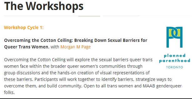 ‘Gosh, that’s just online nutters’ I hear you shout. Sadly no, here is a seminar run by Planned Parenthood on breaking down women’s sexual boundaries