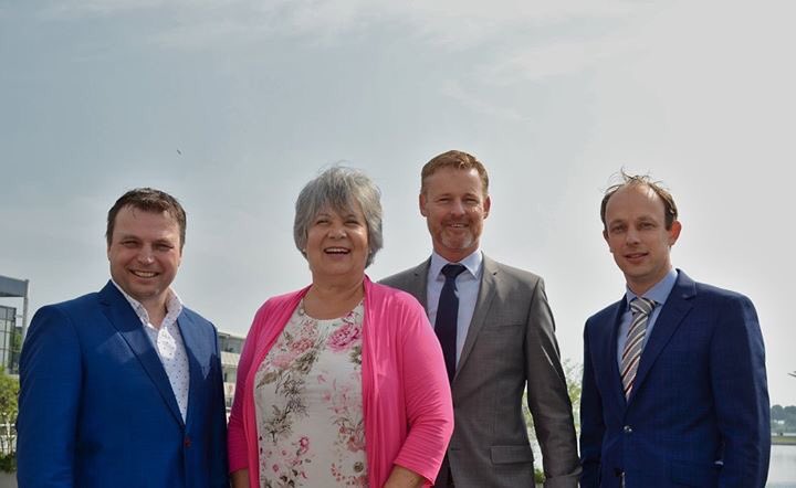 Het nieuwe college in #zeewolde vanaf 28 juni met onze wethouder <a href="/EggeJan_deJonge/">Egge Jan de Jonge</a>. Het coalitieakkoord bevat veel zaken die wij als #CDA belangrijk vinden! Succes allemaal