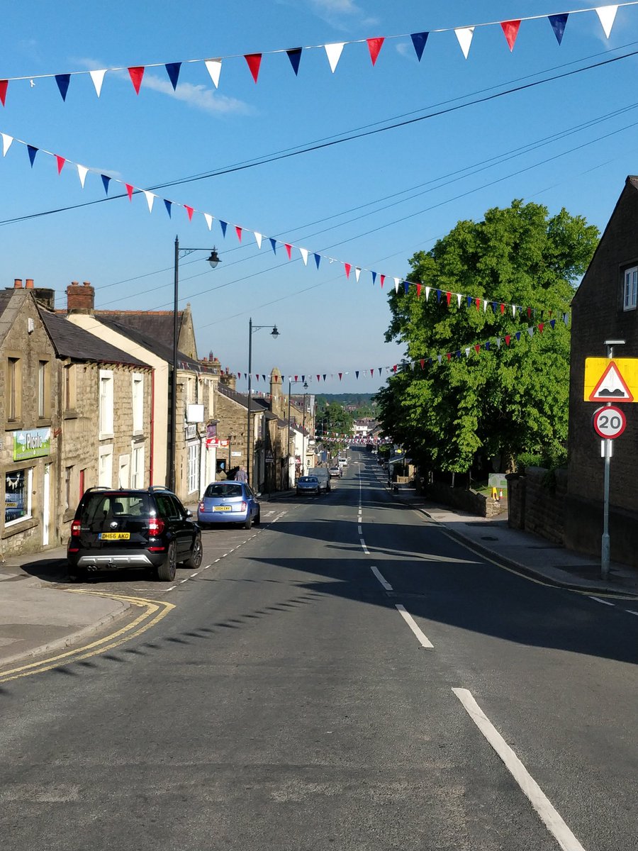 GregGreglaker0's tweet photo. @LongridgeFD bunting up and we are all set for field day next Saturday. Parade starts at 12:30 followed by lots of fun on the recreational ground. https://t.co/g1GbV7oSuH