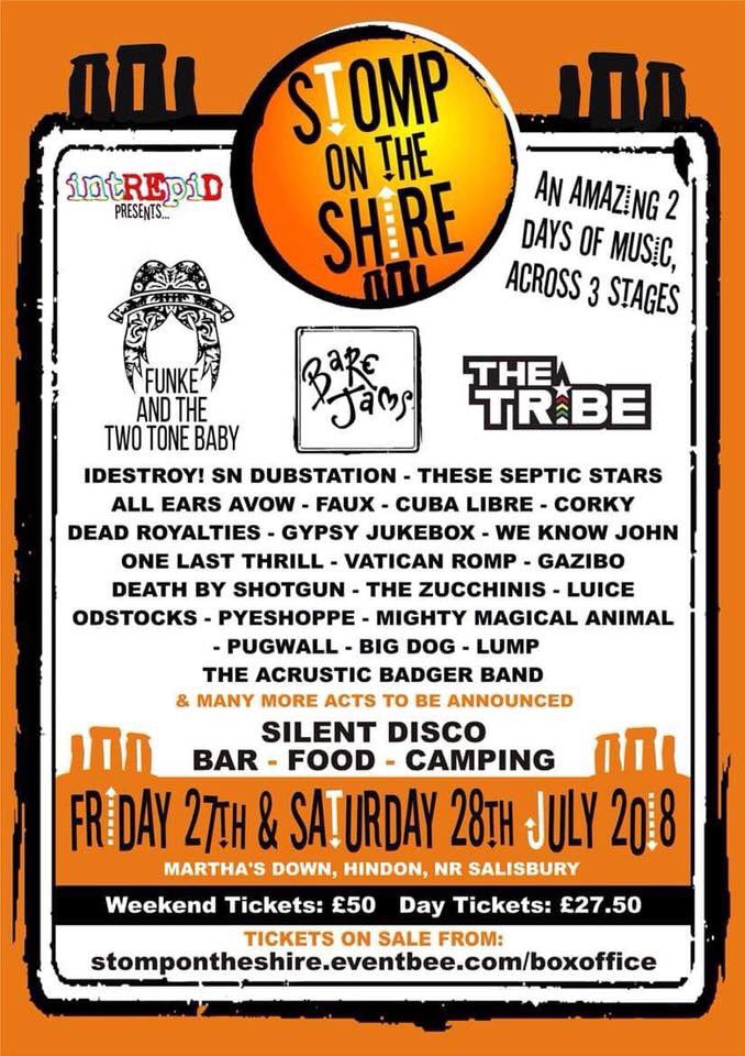 tribalwaveuk's tweet photo. STOMP ON THE SHIRE!!!
We canโt wait to hit the stage at this awesome shindig! @thombelk ๐บ๐ผ
#salisbury #livemusic #festival #thetribe #stompontheshire #partytime #hiphop #reggae #energy #summerfest #campers #disco #2dayfest #july #ukfestivals #gigpromo #mainstage #bignight https://t.co/zKPbugR1Nv