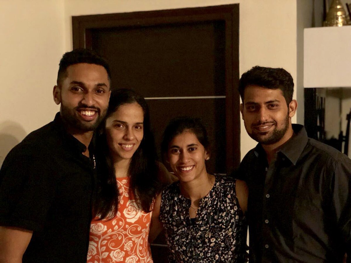 NSaina's tweet photo. Wish u a very Happy Birthday bro Sumansh (Physio) .... #PartyTohBantiHai #lastnight 👍@parupallik @srarunvishnu @arundhatipantaw @PRANNOYHSPRI @pranaav6 @gadre_pradnya @rohankapoor @shlokh95 😁🎊💃 https://t.co/50x3yPmhVD