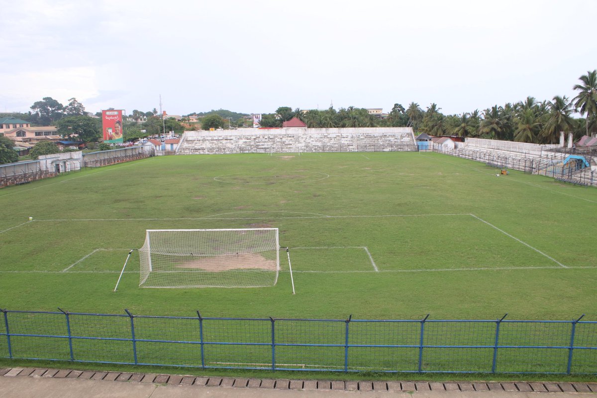nbsportslive's tweet photo. Good afternoon and a warm welcome to the Robert Mensah Stadium in Cape Coast.

It's match day and @Ladystrikersfc host Police Ladies in the match Day 8 of the FreshPak National Women's League @NWLeague_Ghana

Tickets: GHC2 

#FreshPakNWL #NWLwk8 https://t.co/RNhBihH1uE