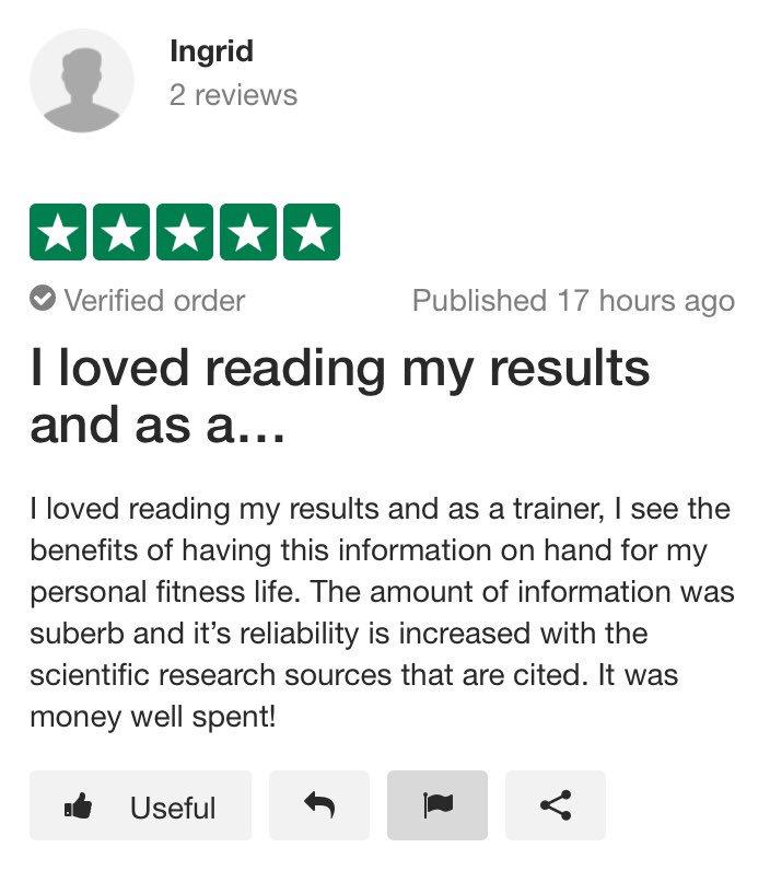 alex_auld's tweet photo. 5 star review of @FitnessGenes from a fitness professional on @Trustpilot yesterday ⭐️⭐️⭐️⭐️⭐️
‘It was money well spent’
#FitnessGenes #FGPro https://t.co/VD0ZezVAiz