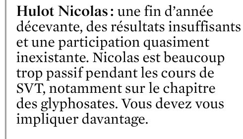[À lire] bulletin de notes du troisième trimestre par Anne Roumanoff. Édition <a href="/leJDD/">Le JDD</a> du jour