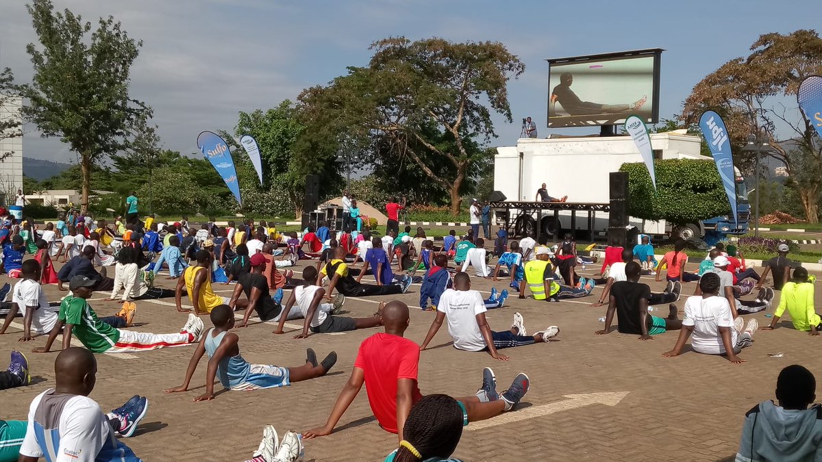 RPSARwanda's tweet photo. #03rdJune  #CarFreeDay #sportActivities #NCDsFreeScreening https://t.co/Owyi1tSesH