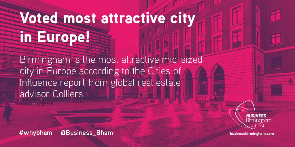 invest_wm's tweet photo. Curious about #BirminghamUK? Read about the key strengths and sectors of the city and discover what makes #Birmingham an excellent investment location: https://t.co/3zCIiXHAMX #whybham https://t.co/4uKLhmOI1F