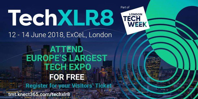 Join us at TechXLR8, Europe's largest tech expo, during the London Tech Week, 12-14 June!

#StayImmVRsed #Blockchain360 #ICO