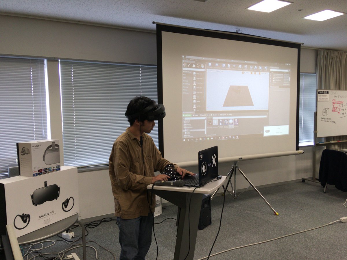 osakadrivendev's tweet photo. #xrjam 成果発表会！ TEAM #大阪駆動開発 staff #Microsoft #mvp Miyaura (@takabrz1) さん！ #mr #osaka #iMedio #HoloLensJP https://t.co/KMzyXAQjGm