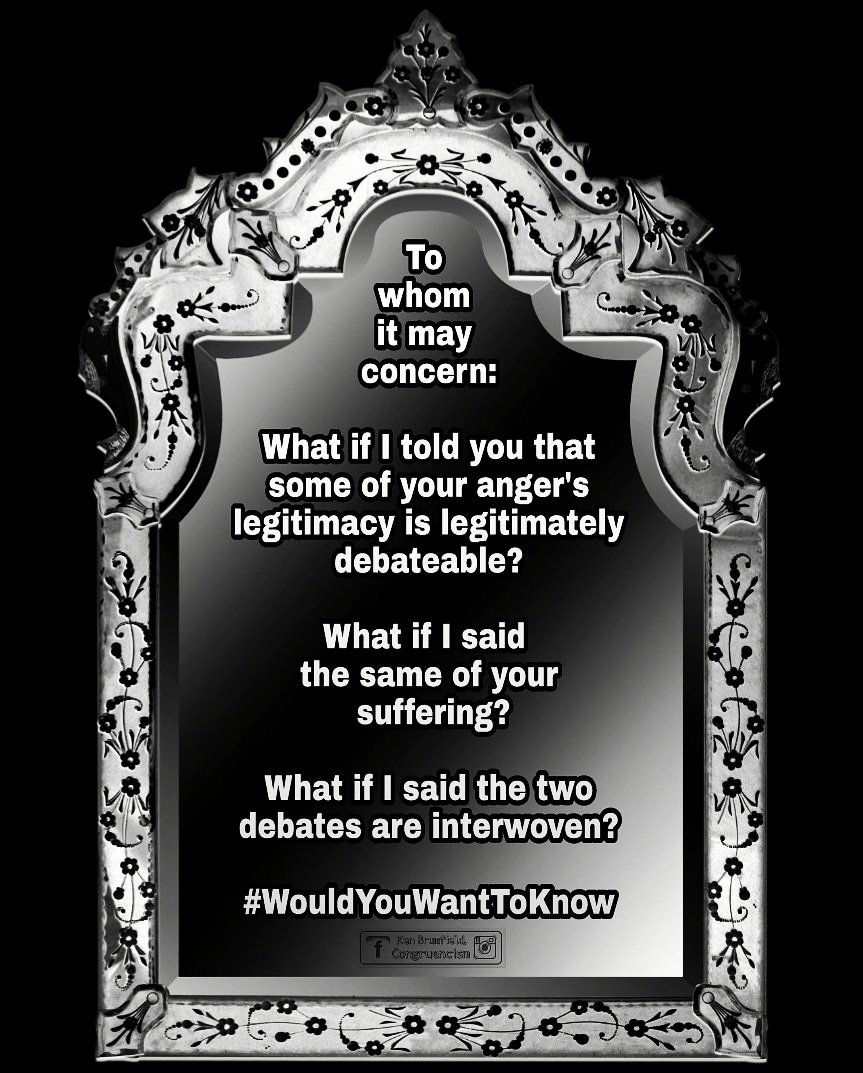 Congruencism's tweet image. #Psychology
#Philosophy
#RealityTesting
#WhatIsTheMatrix
#ItsComplex
#Ego ~ 💚🎯🖤
#DissociationOfReality
#DissociationNation
#TheDissociatedStatesOfMerica
#SequesteringOfInconvenientTruths
#ConfirmationBias
#CognitiveDissonance
#Sadomasochistic
.
#WouldYouWantToKnow &amp;gt;
&amp;gt; #Peace