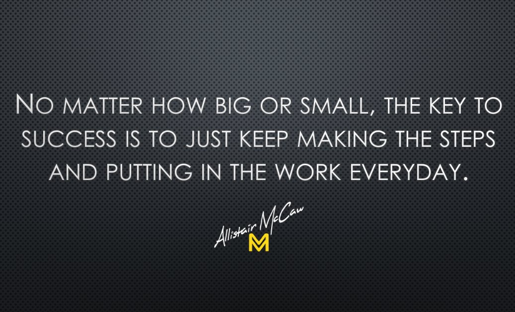 AllistairMcCaw's tweet photo. The Key to SUCCESS: https://t.co/jN5FD4eEzL
